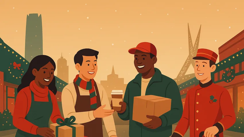 Oklahoma City seasonal holiday jobs poster