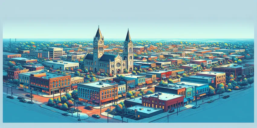 Young worker at a fast-food restaurant in Carmel, IN