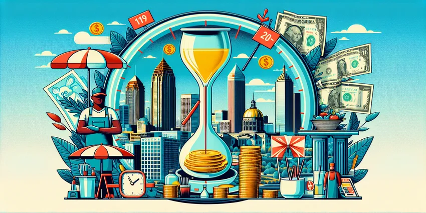 Georgia hospitality workers minimum wage and tip-credit rules