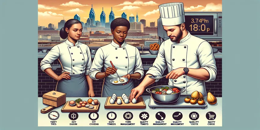 Chef working in Philadelphia kitchen