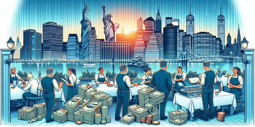 New York Split Shift and On Call Pay Laws poster