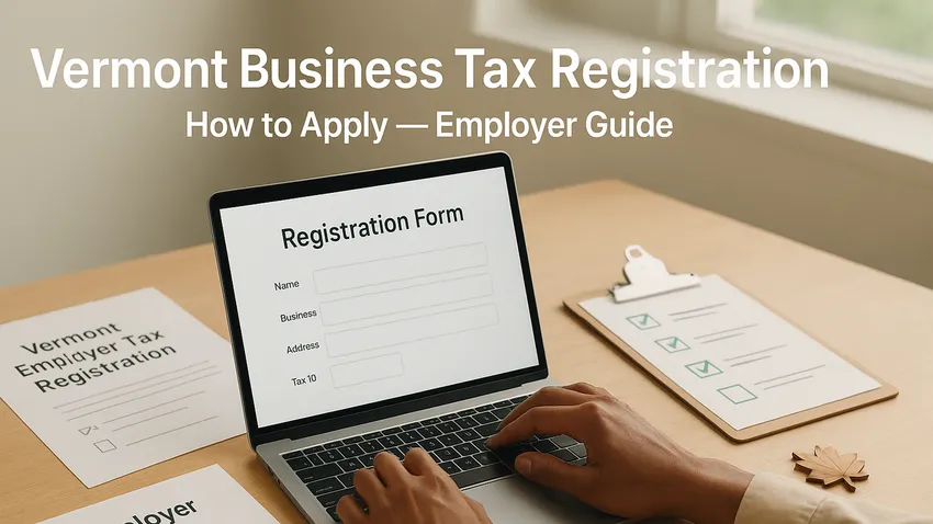 Vermont business tax registration