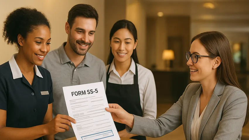 Form SS-5 application form