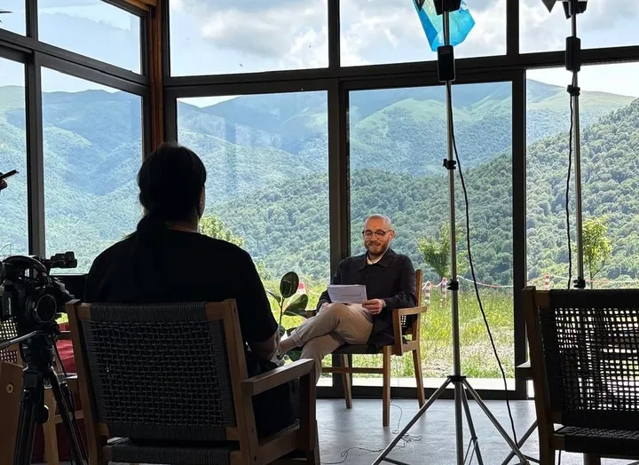 Salvatore Procopio during an interview