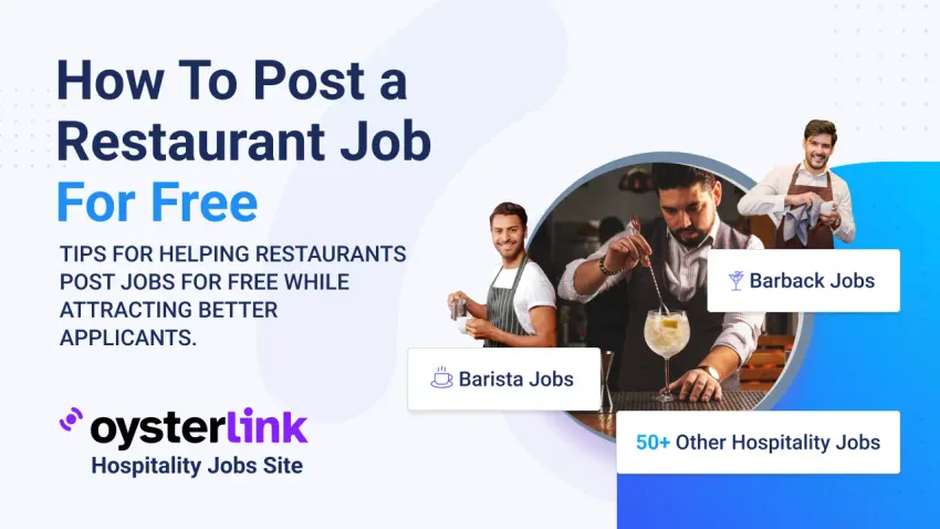 How to post a restaurant job for free