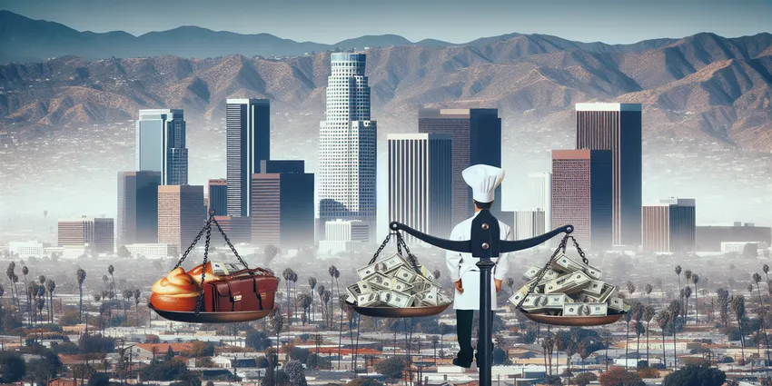 Chef salary and living wage comparison in Los Angeles