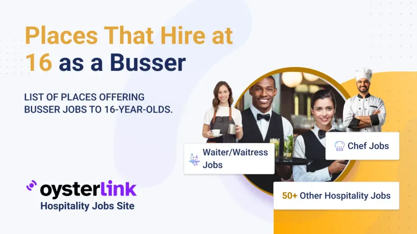 busser cleaning table