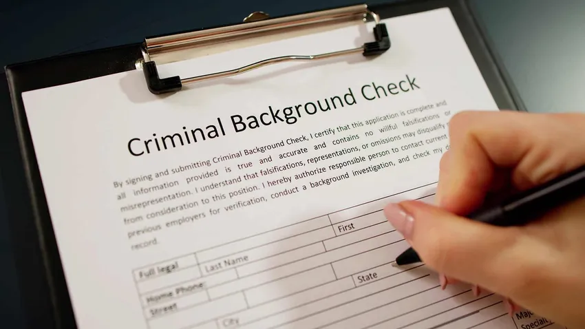 background check item list