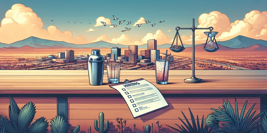 Phoenix bartender serving drinks