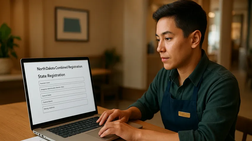 North Dakota Combined Registration System registration portal