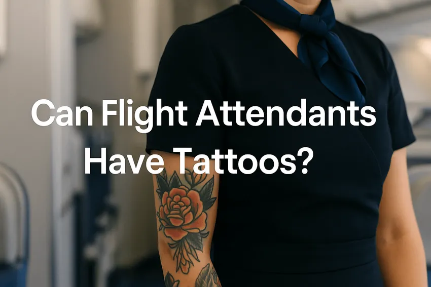 tattood flight attendant