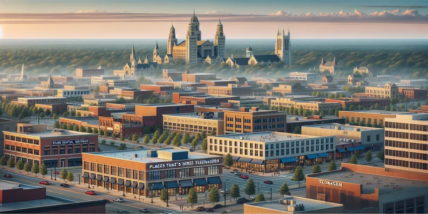 Teen working at Freddy's Frozen Custard & Steakburgers in Grand Rapids