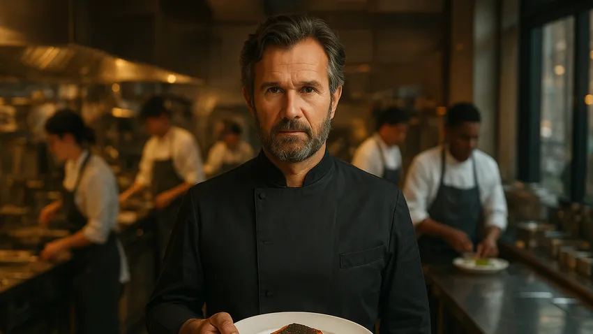 Carlo Cracco portrait chef