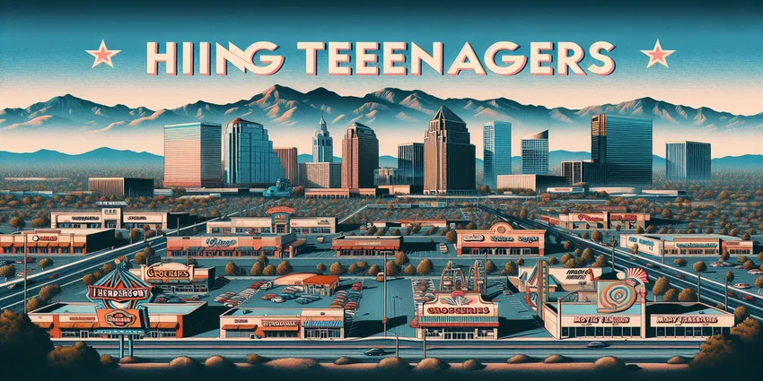 Teen working at fast food restaurant in Henderson, NV