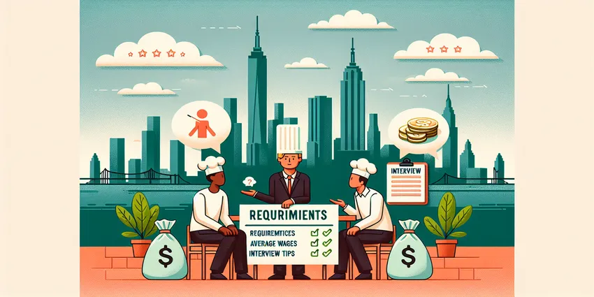 New York City cook hiring and wage standards