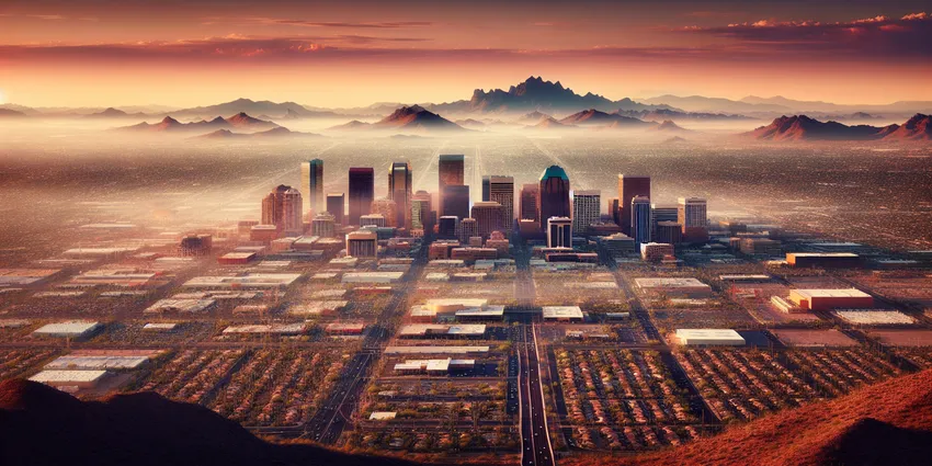 Teen working at a fast food restaurant in Phoenix, AZ