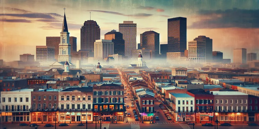 teen working at a fast food restaurant in New Orleans
