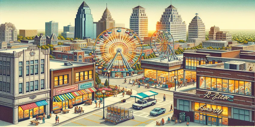 Young worker at fast food restaurant in Kansas City