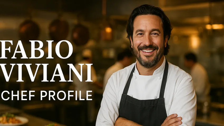 Image of Fabio Viviani smiling in chef jacket