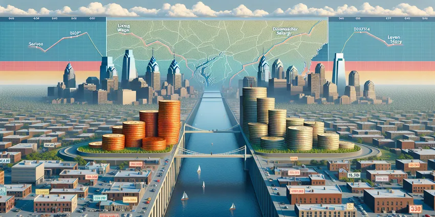 Philadelphia living wage comparison