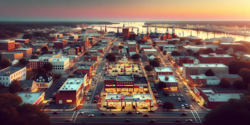 Teen Working at a Fast Food Restaurant in Newport News