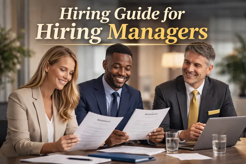 hiring managers looking at applications