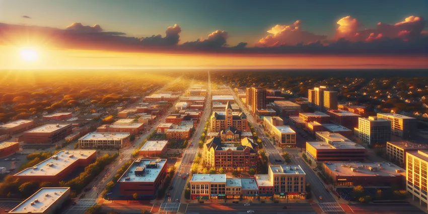Teenager working at a fast food restaurant counter in Hamilton, Ohio