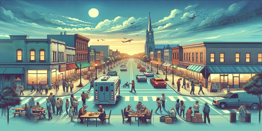 Teen Working at Fast-Food Restaurant in Joliet