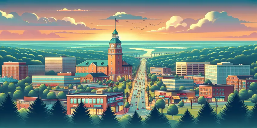 Smiling teenager working at fast food restaurant