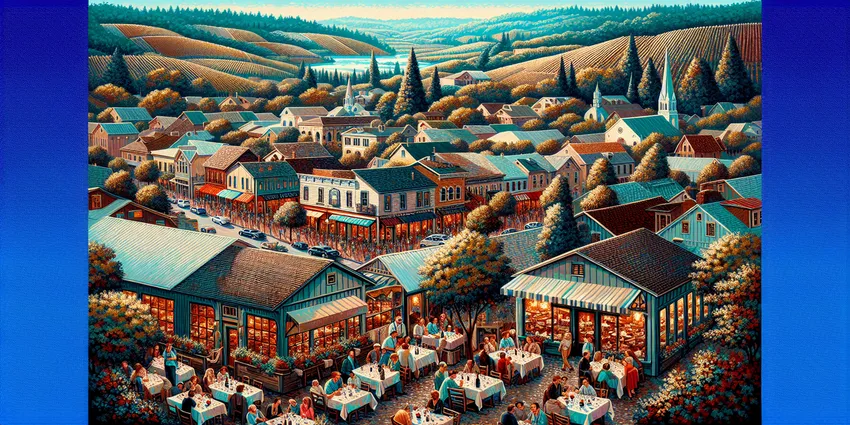 Healdsburg Michelin star restaurant exterior