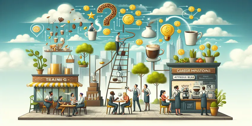 Barista retention strategies cover training, career paths and bonuses