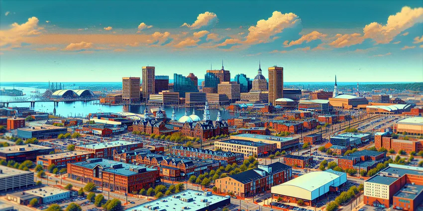 Youth working at a fast-food restaurant in Baltimore