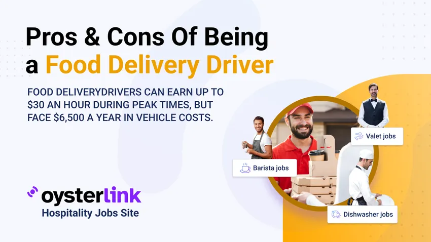 food delivery driver on scooter