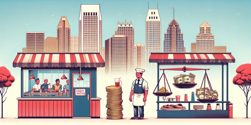 San Diego server wage comparison