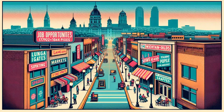 14-year-old working at a fast food restaurant in Wichita