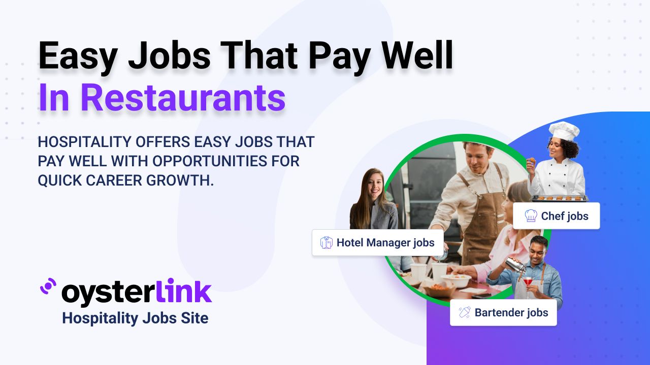 Easy Jobs That Pay Well in Restaurants blog image