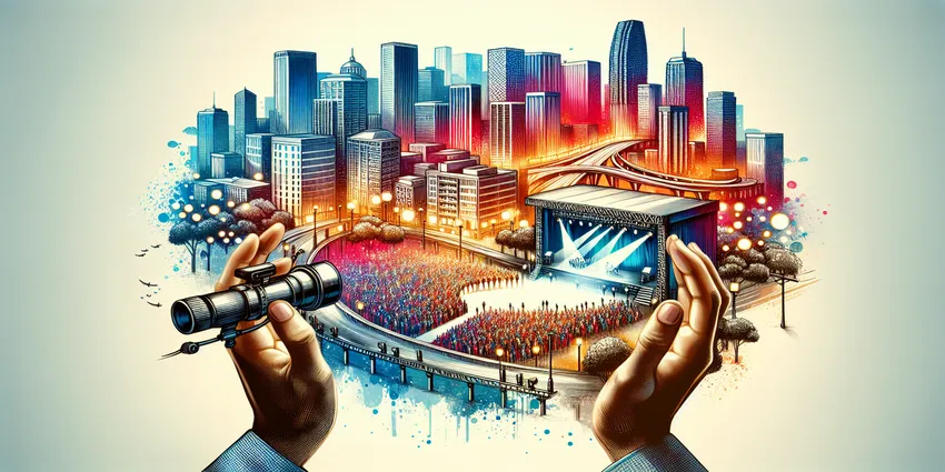 Event planning in Miami cover image showing vibrant celebration