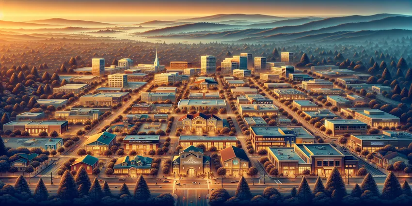 Poster showing young worker at a fast food restaurant in San Ramon, CA