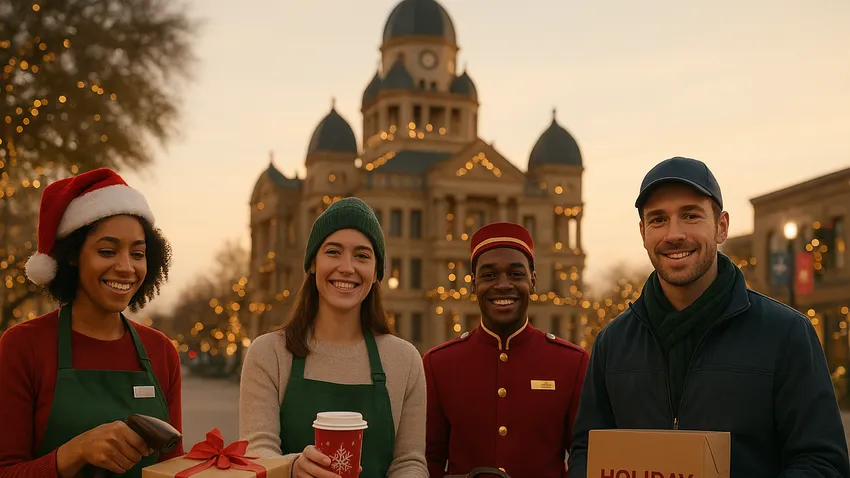 Seasonal holiday jobs in Denton Texas