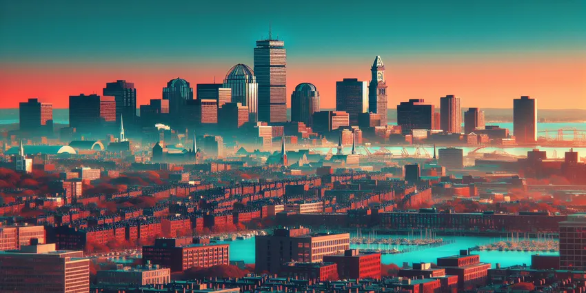 Teen working at a fast-food restaurant in Boston