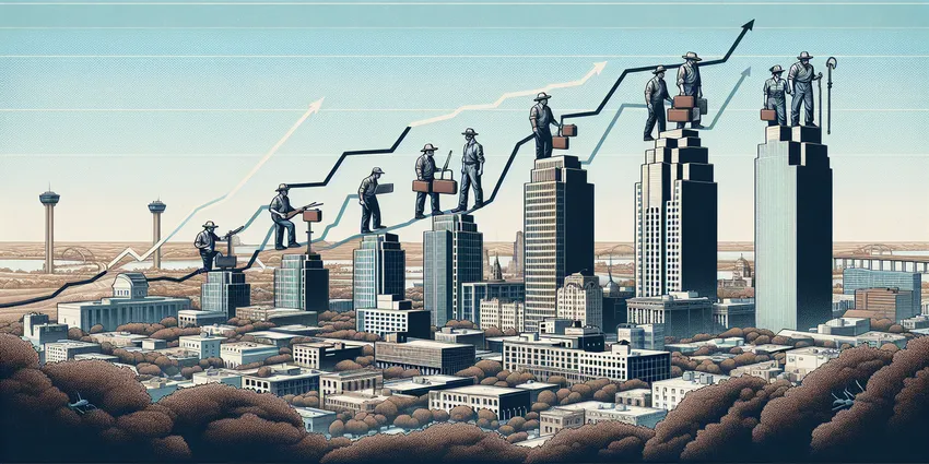 San Antonio hospitality wage growth trends chart