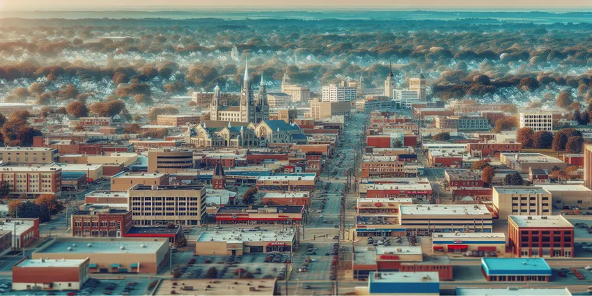 Teen working at a fast-food restaurant in Lima, Ohio