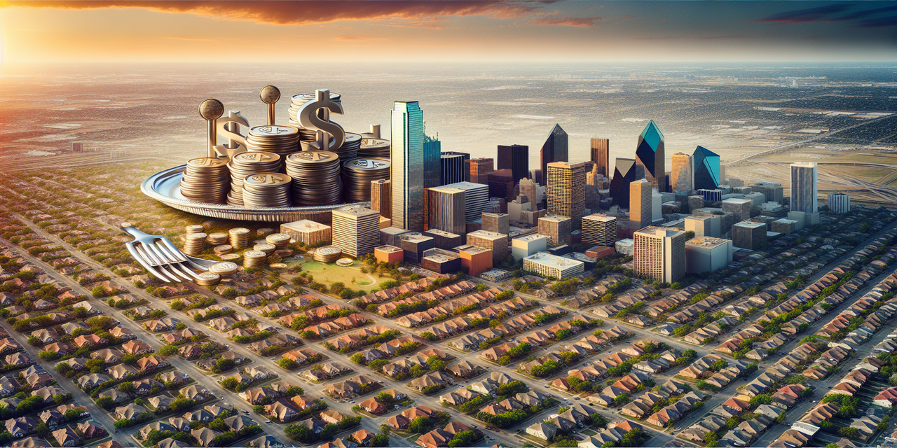 Dallas server wages versus living wage