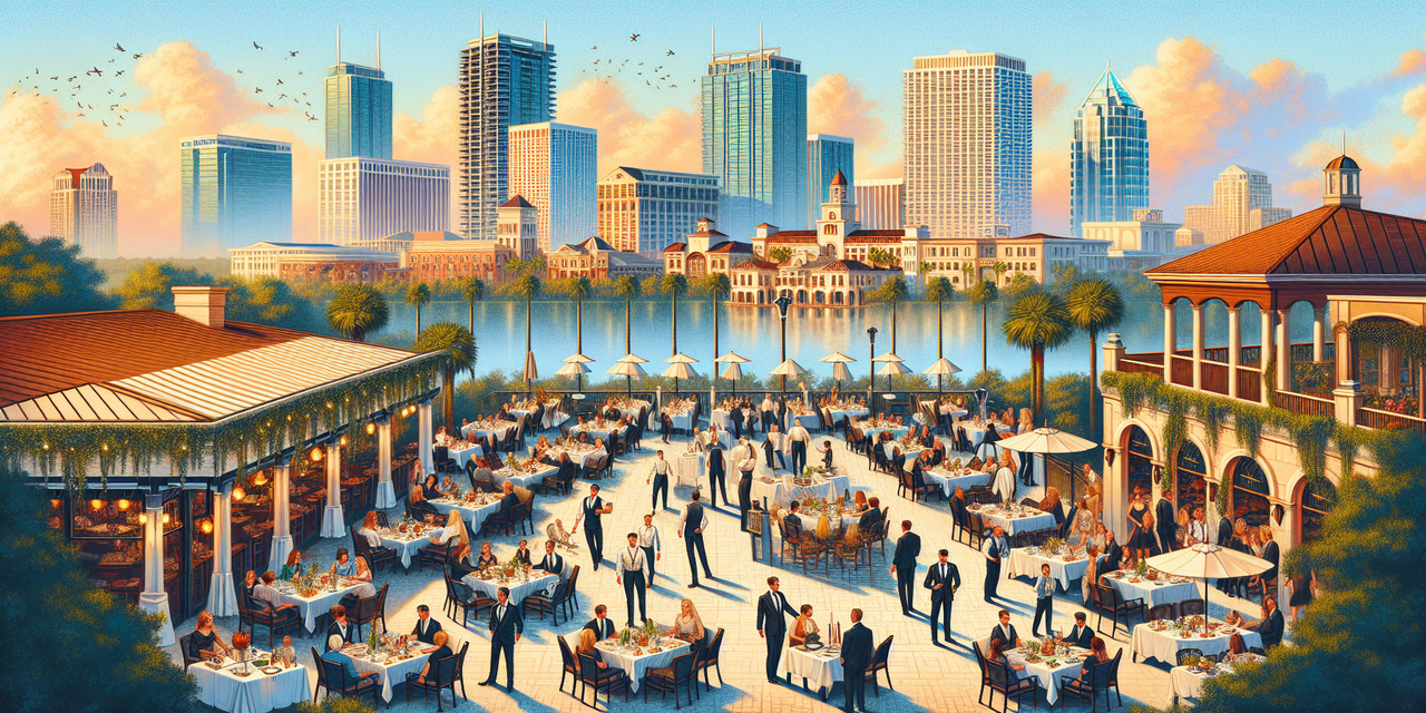What restaurants do Receptionists make the most money at in Orlando FL