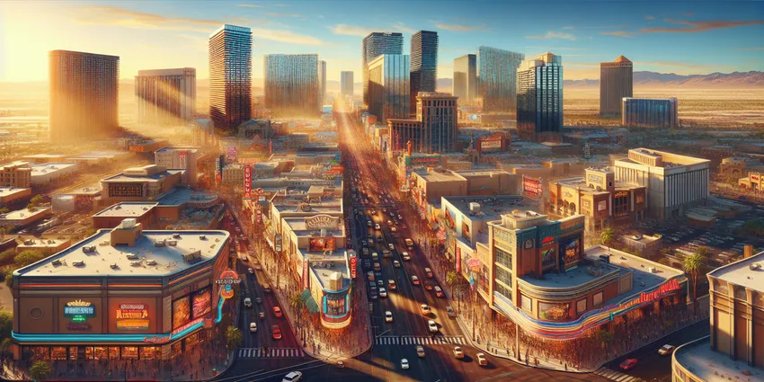 Teen working at a fast food restaurant in Las Vegas