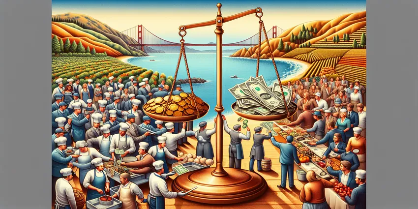 California tip-pooling rules and tip credit laws