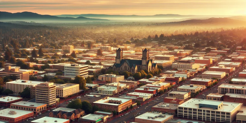 Teen working at a fast food restaurant in Eugene, OR