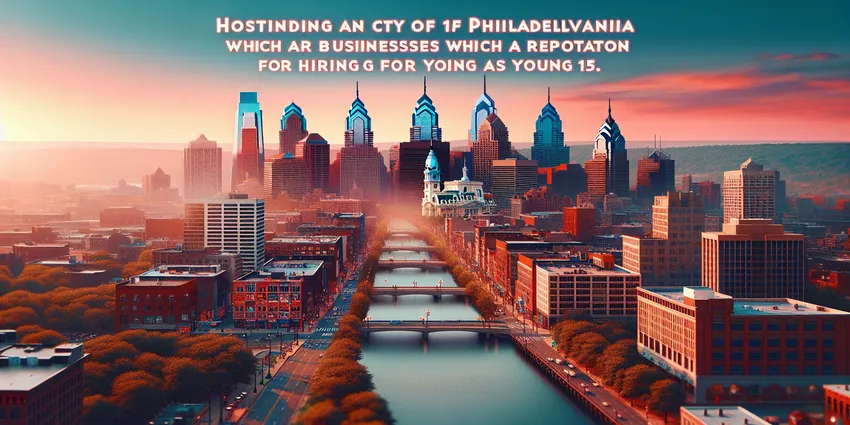 Places that hire at 15 in Philadelphia