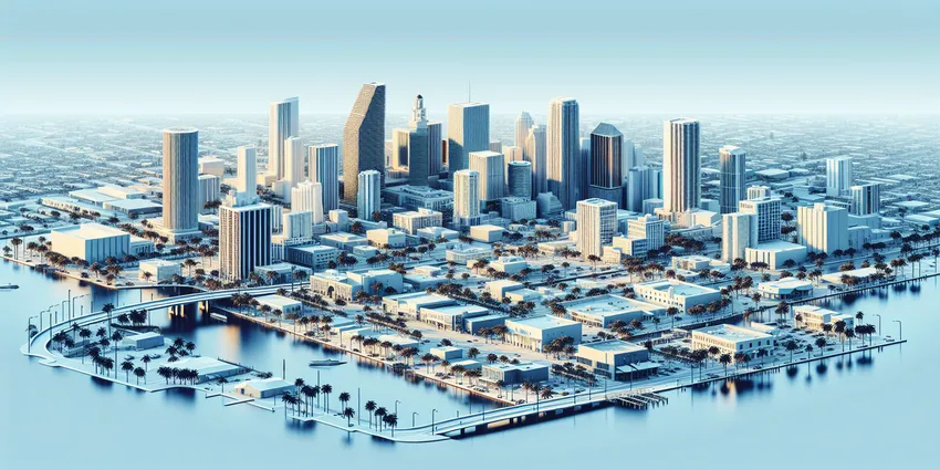 Young worker at a fast-food restaurant in North Miami, FL