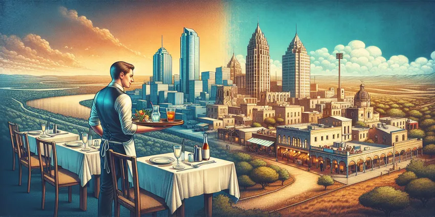 San Antonio server salary and tips